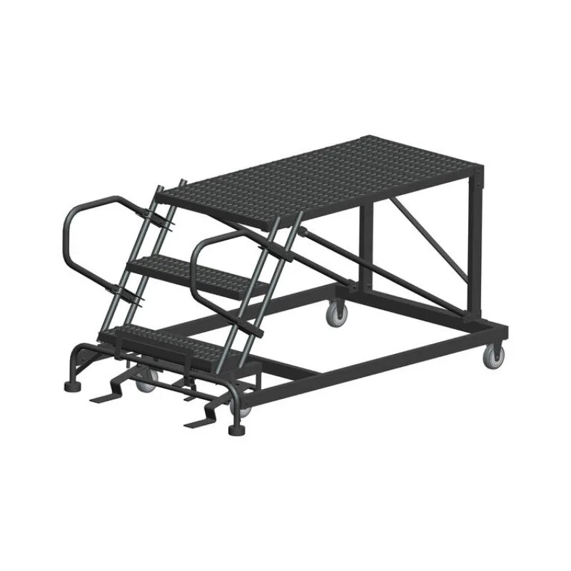Ballymore SNR3-3648 3-Step Heavy-Duty Steel Mobile Work Platform