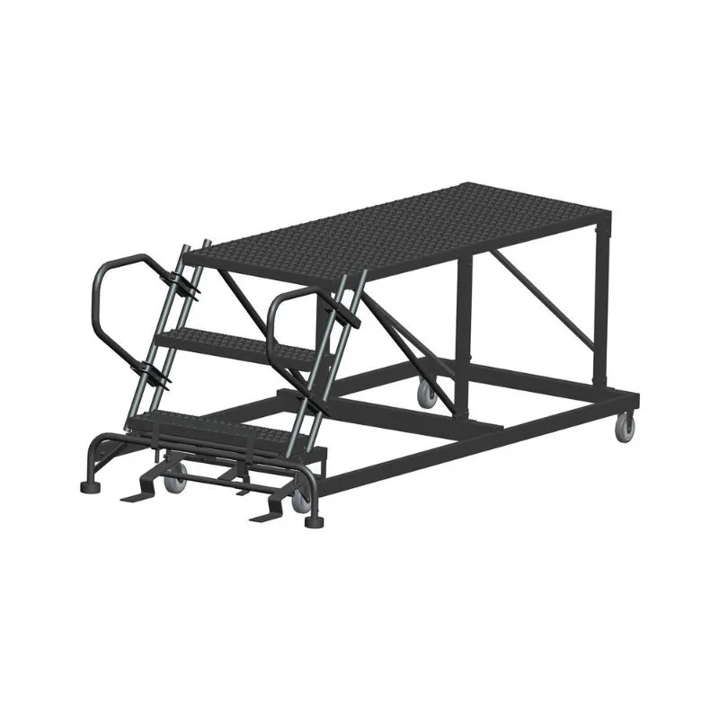 Ballymore SNR3-3672 3-Step Heavy-Duty Steel Mobile Work Platform