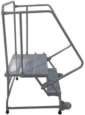Ballymore Tilt & Roll 2-Step Rolling Ladder, 30" base, 21" top step