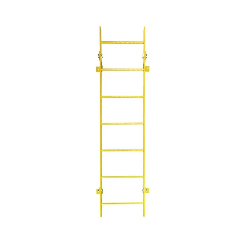 Ballymore WLFS0107-Y 7-Rung Yellow Steel Fixed Safety Ladder