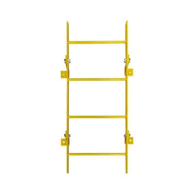 Ballymore WLFS0109-Y 9-Rung Yellow Steel Fixed Safety Ladder