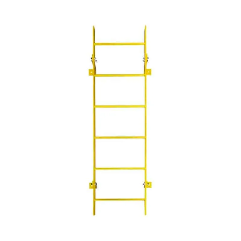 Ballymore WLFS0113-Y 13-Rung Yellow Steel Fixed Safety Ladder