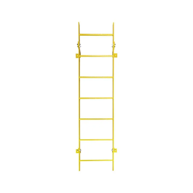 Ballymore WLFS0116-Y 16-Rung Yellow Steel Fixed Safety Ladder