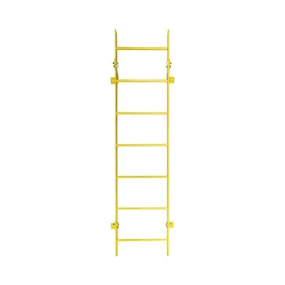 Ballymore WLFS0120-Y 20-Rung Yellow Steel Fixed Safety Ladder
