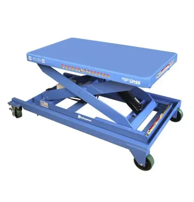 Bishamon L2K-3648 lift table shown from an alternate angle