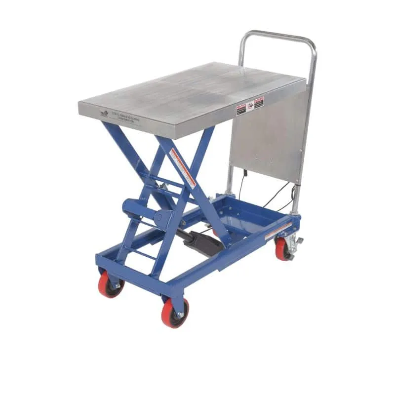 Vestil CART-500-LA Steel Linear Actuated Elevating Cart