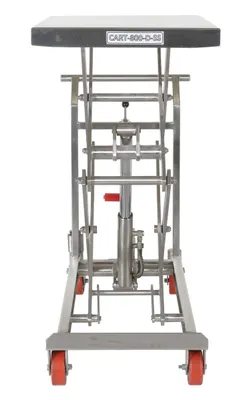 Vestil CART-800-D-SS Stainless Steel Scissor Carts 2