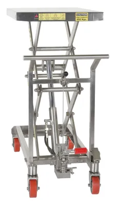 Vestil CART-800-D-SS Stainless Steel Scissor Carts 3
