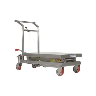 Vestil CART-800-D-SS Stainless Steel Scissor Carts