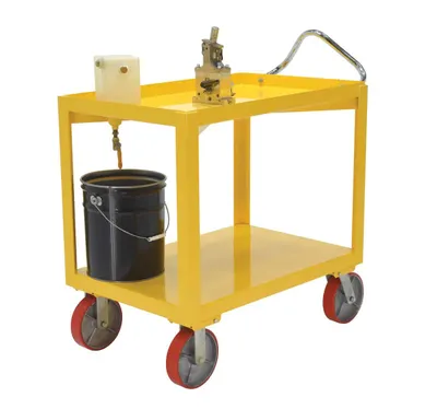 DH-PU2.4-2436-D utility cart shown from an alternate angle