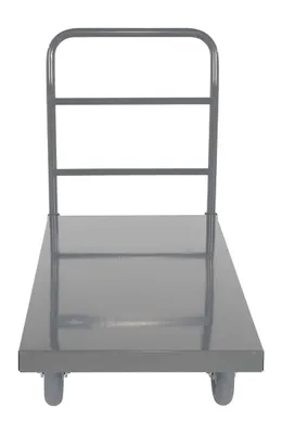 Vestil ECSPT-2448-C10D Steel Smooth Deck Platform Truck with Thermoplastic Rubber 3