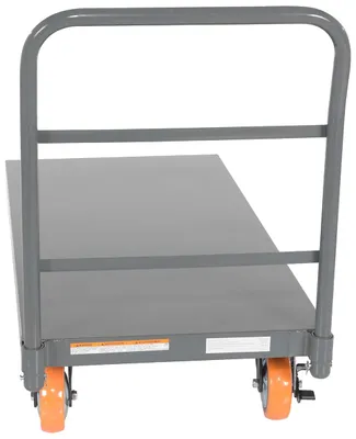 ECSPT-2448-C7C flatbed cart shown from an alternate angle