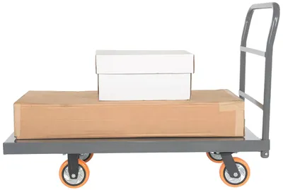 ECSPT-2448-C7C flatbed cart shown from an alternate angle