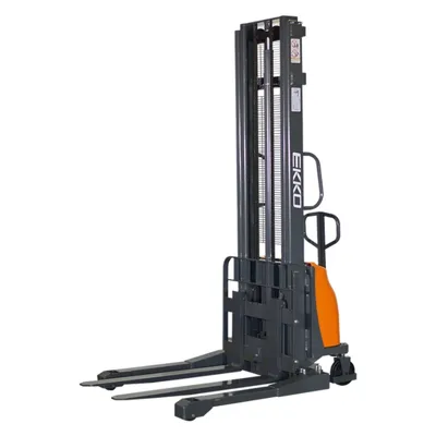 Semi-Electric Stacker EA15A-138, 3,300 lbs. Capacity
