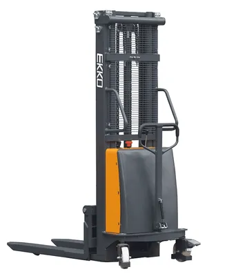 EKKO Lifts EA15C pallet stacker shown from an alternate angle