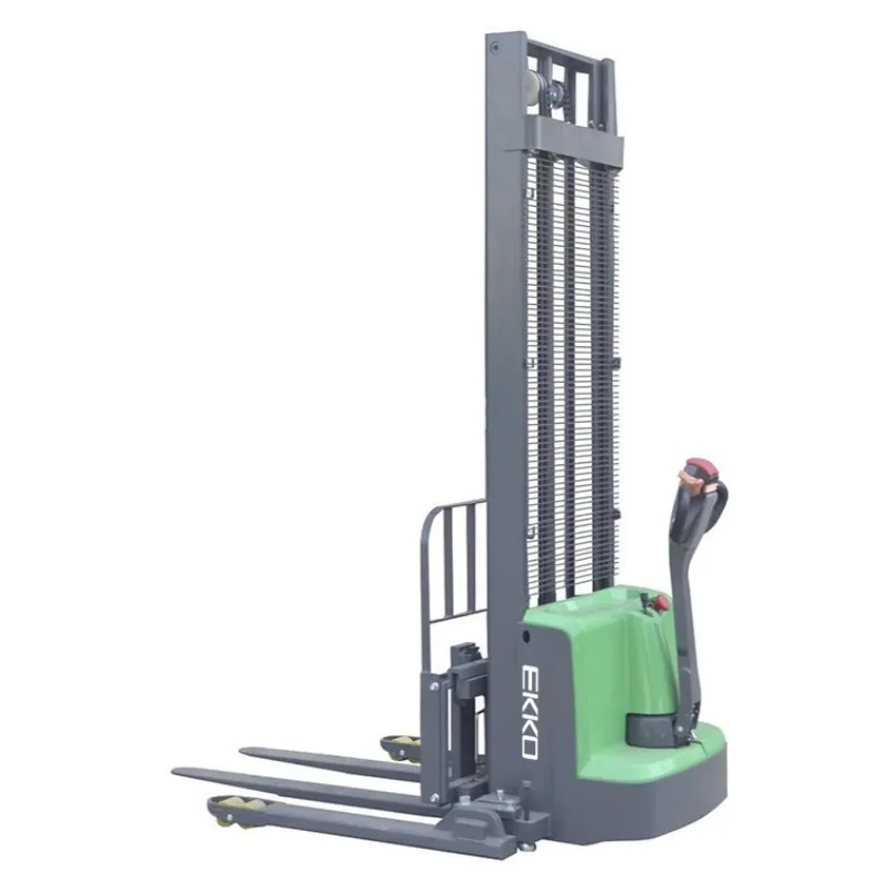 Lithium Straddle Stacker EB13ES-LI, 2,800 lbs. Capacity