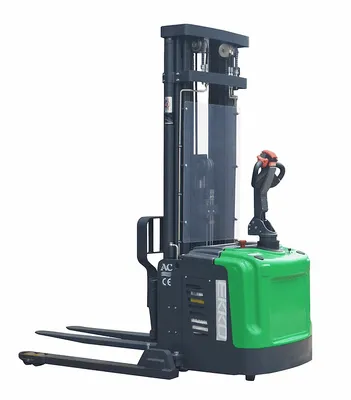 EKKO Lifts EB16EAS-189Li pallet stacker shown from an alternate angle