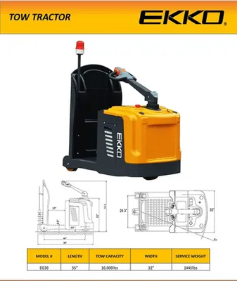 EKKO EG30 Electric Tow Tractor