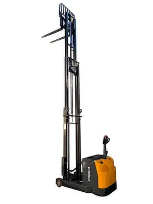 EKKO Lifts EH15TH pallet stacker shown from an alternate angle