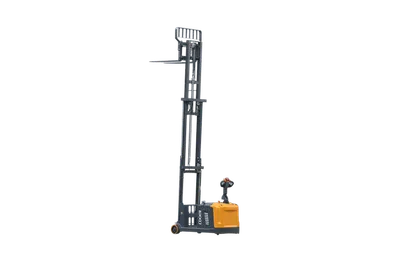 EKKO Lifts EK13S-177 pallet stacker shown from an alternate angle
