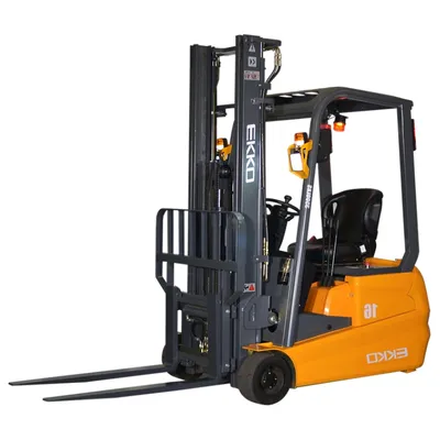 3-Wheel Forklift EK16A-177, 3,500 lbs. Capacity Side View