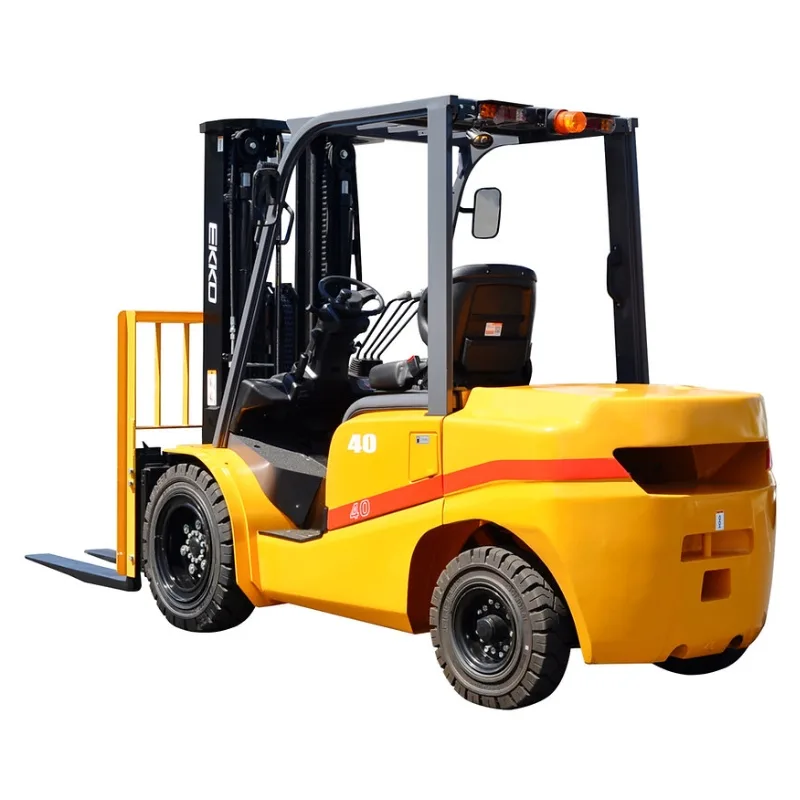 Forklift With Solid Pneumatic Tires EK40D, 8,500 lbs. Capacity
