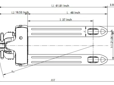 EP15JLI Full Electric Pallet Jack 2