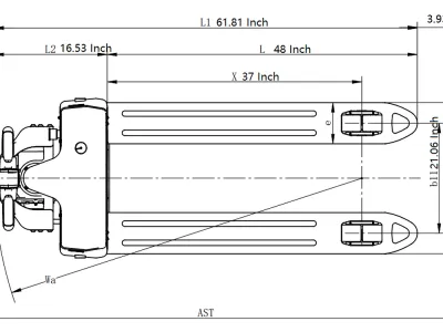 EKKO EP18JLI Fully Electric Pallet Jack 2