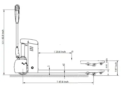 EKKO EP20JLI Fully Electric Pallet Jack