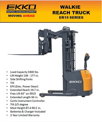 EKKO ER15 Walkie Reach Truck