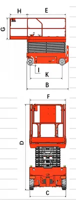 EKKO ES120E Scissor Aerial Work Platform Lift 4