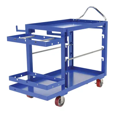 ELEC-2448-2 utility cart shown from an alternate angle