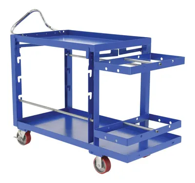 ELEC-2448-2 utility cart shown from an alternate angle