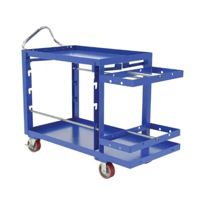 Vestil EASY-A-2448-WT Easy Access Stock Truck with Work Table (1)