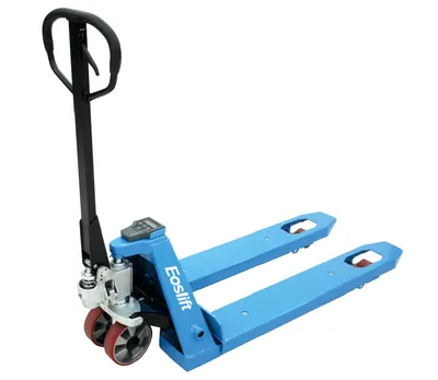 Eoslift E20V pallet jack shown from an alternate angle