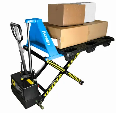 Eoslift I15DE pallet jack shown from an alternate angle