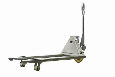 Eoslift M20Z pallet jack shown from an alternate angle