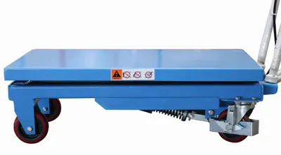Eoslift TA15 manual lift table shown from an alternate angle