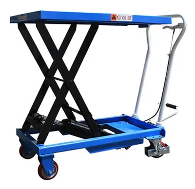 Eoslift TA15 manual lift table shown from an alternate angle