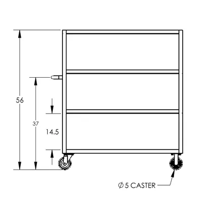 Utility Cart F89172BUPH, 3,600 lb. Capacity