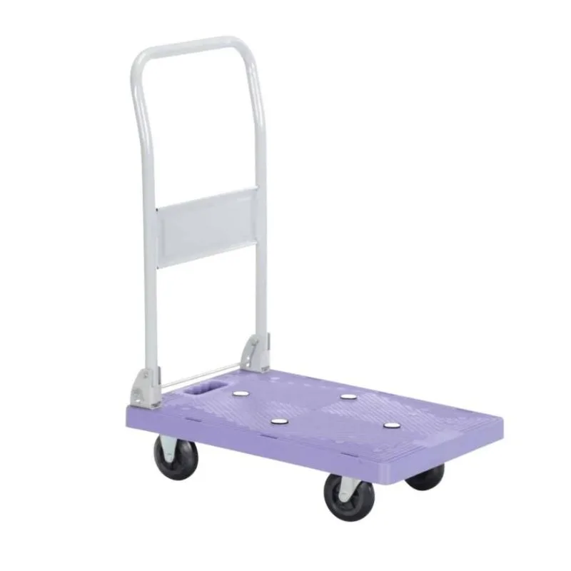 Vestil FPT-1624 Plastic Platform Truck with Folding Handle