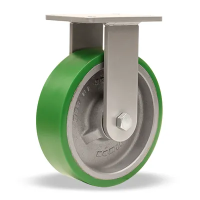 Hamilton R-CH-13DB Champion Rigid Caster, 10" x 3" Polyurethane