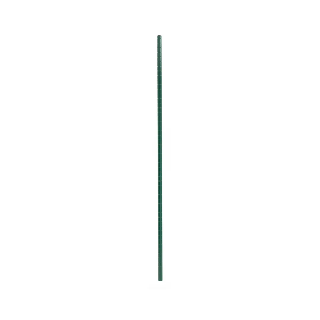 Olympic J54UK Mobile-Ready Wire Shelving Post, Green-Guard Epoxy