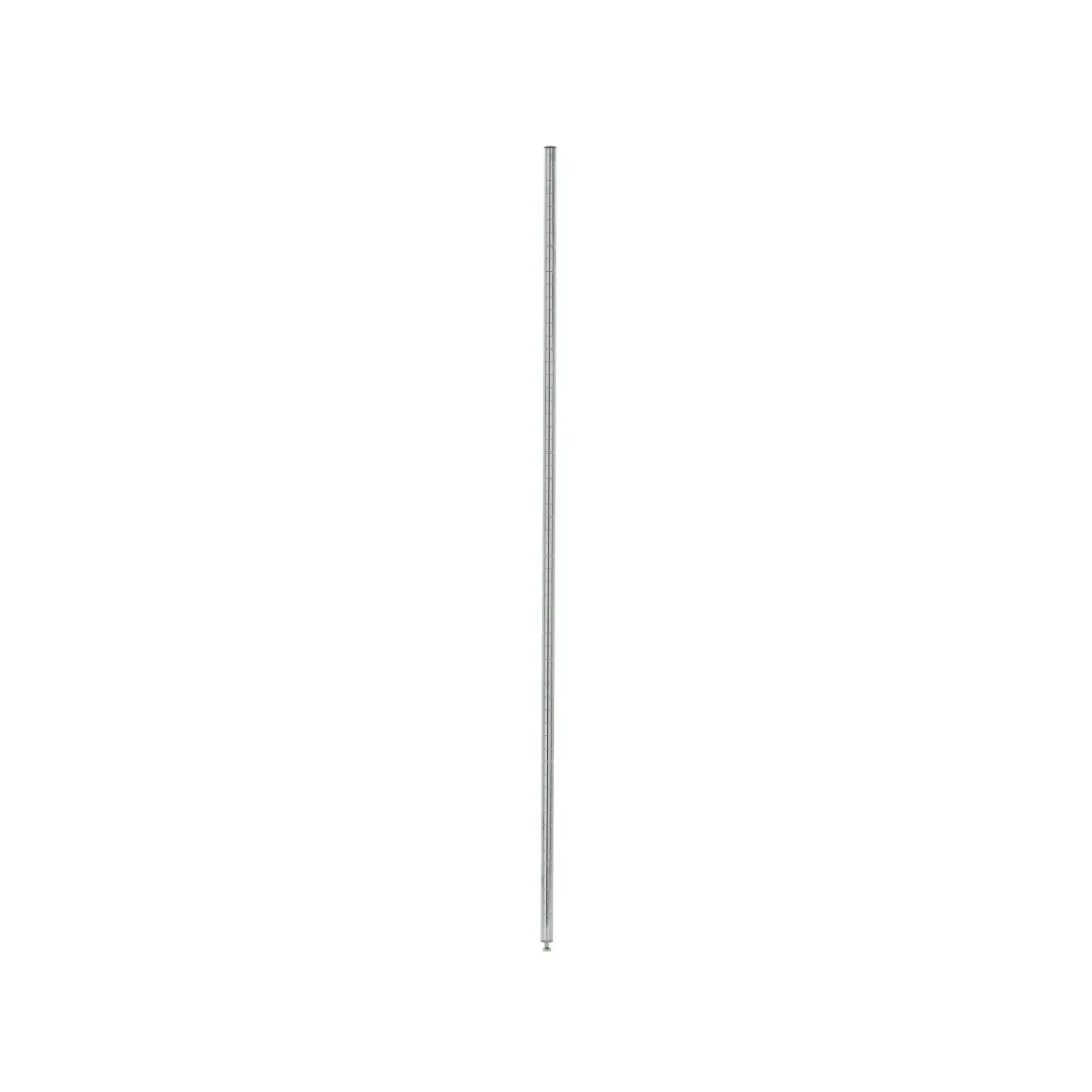 Olympic J63C Stationary Wire Shelving Post, Chromate
