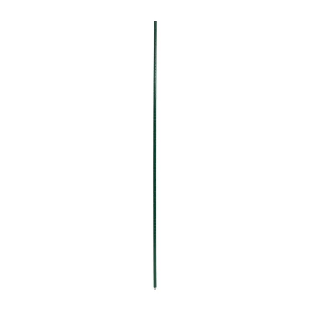 Olympic J86K Stationary Wire Shelving Post, Green-Guard Epoxy
