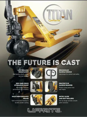 Lift Rite LCR55270036 pallet jack shown from an alternate angle