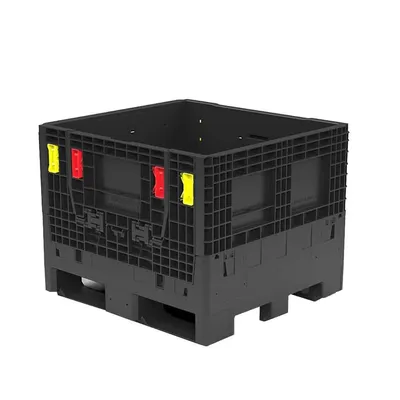Monoflo BC-3230-34 collapsible plastic container shown from an alternate angle