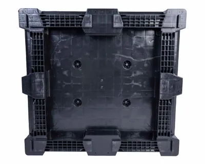 Monoflo CC02-484534-G2 collapsible plastic container shown from an alternate angle
