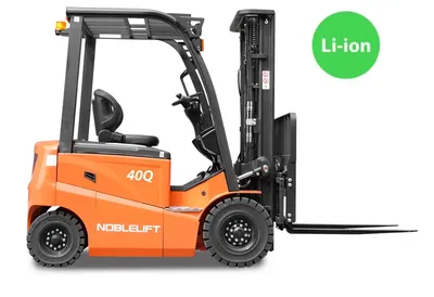 FE4P40Q Series 4-Wheel Pneumatic Lithium Forklift