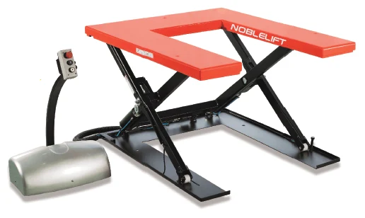 Noblelift HTF-U Electric U-Shape Low Profile Single-Scissor Table – Stationary